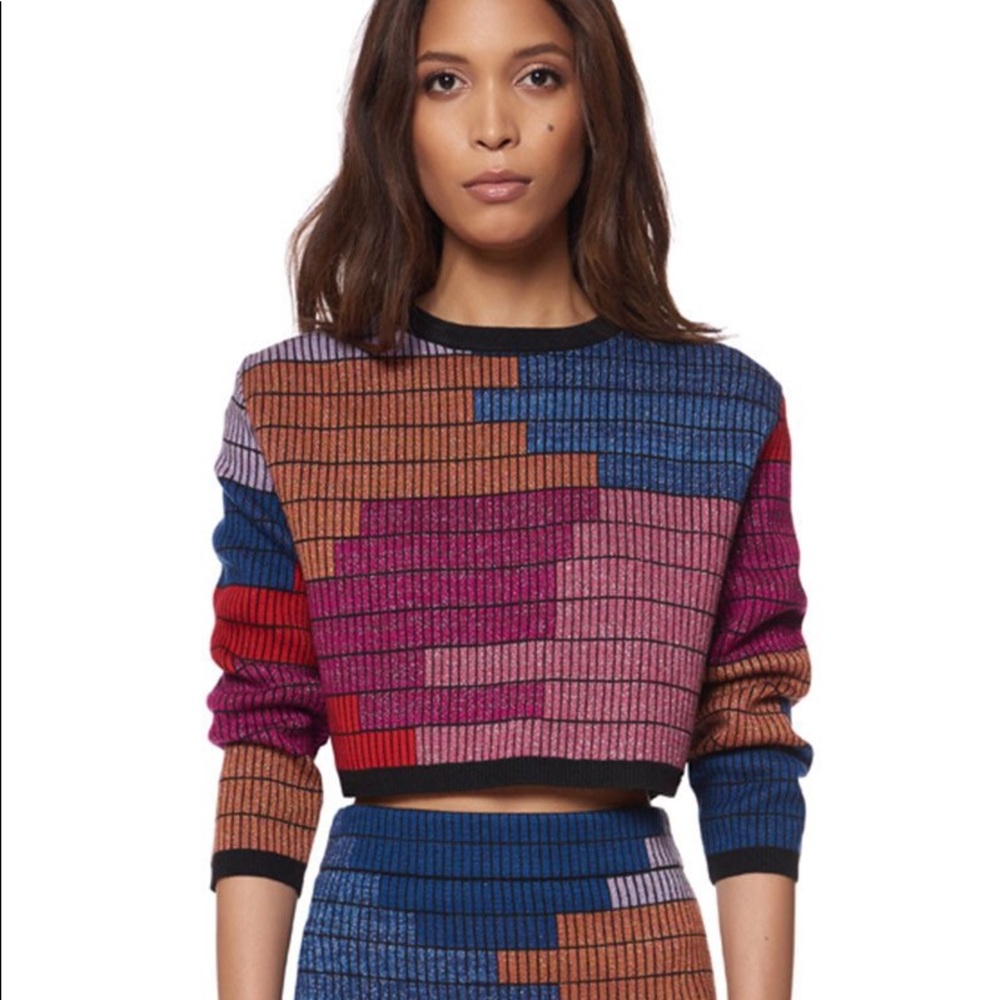 Mara Hoffman cropped knit sweater